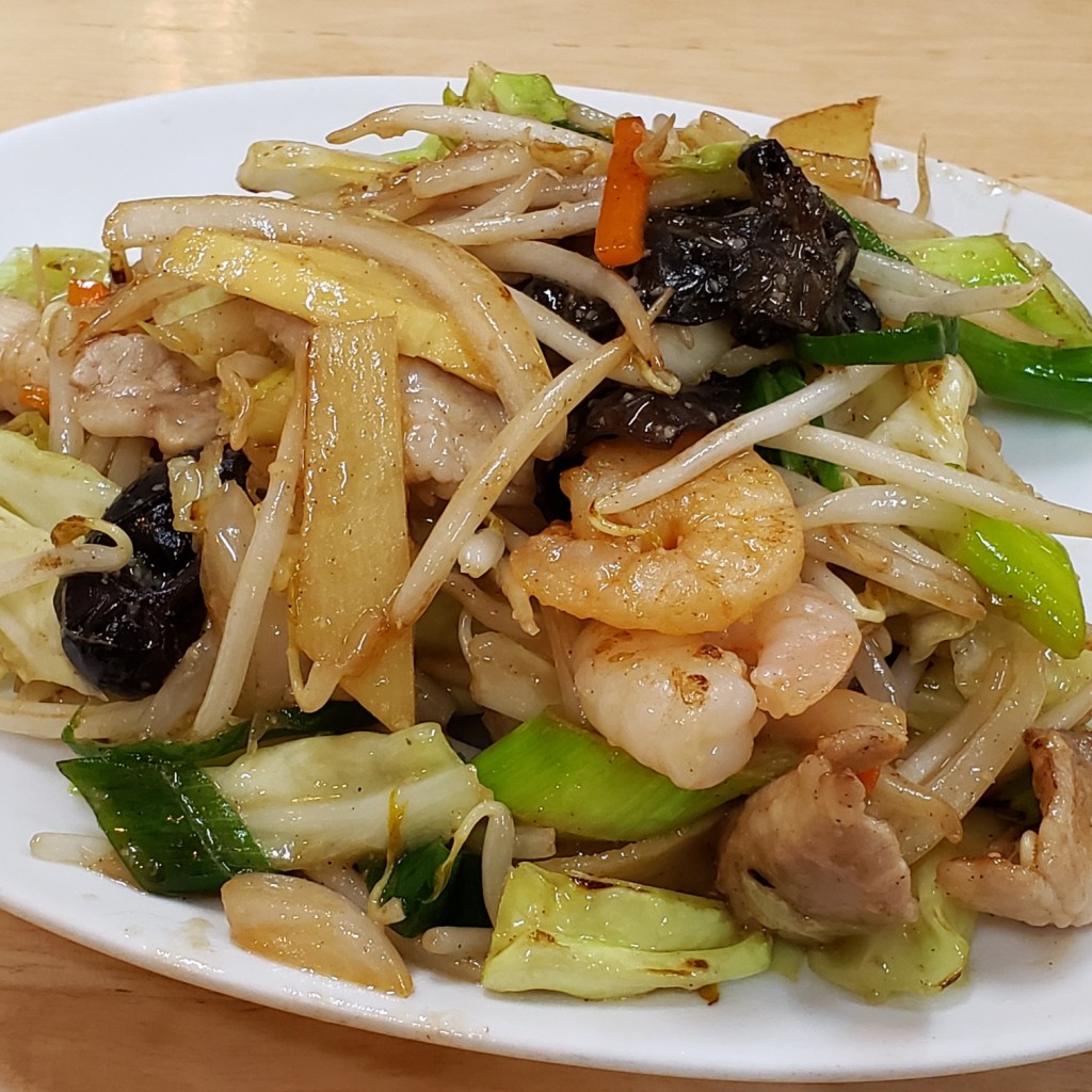ユーザーが投稿した野菜炒めの写真 - 実際訪問したユーザーが直接撮影して投稿した稲穂中華料理中華食堂 桂苑の写真