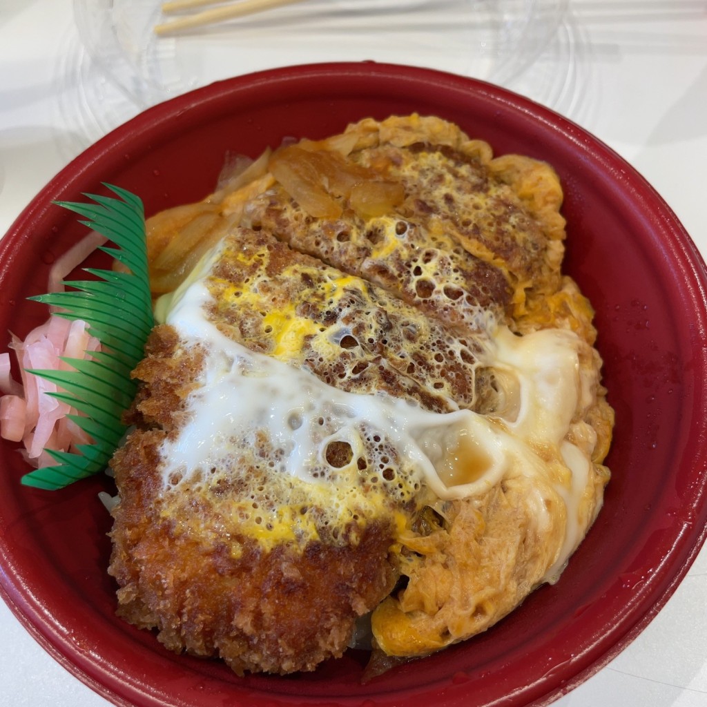 ユーザーが投稿したロースかつ丼の写真 - 実際訪問したユーザーが直接撮影して投稿した早稲田鶴巻町弁当 / おにぎりキッチンオリジン 早稲田正門前店の写真