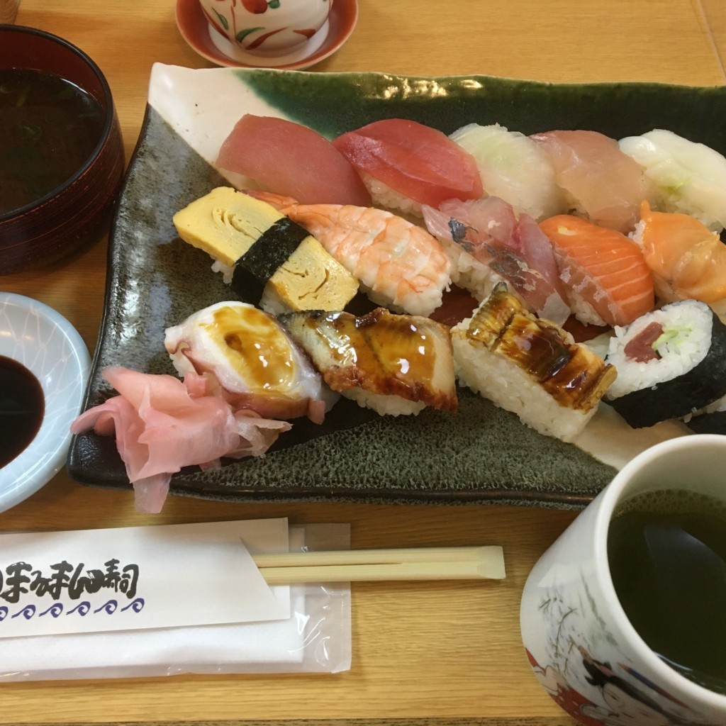 ユーザーが投稿した握り満腹寿司の写真 - 実際訪問したユーザーが直接撮影して投稿した天神橋寿司まるまん寿司 天五店の写真