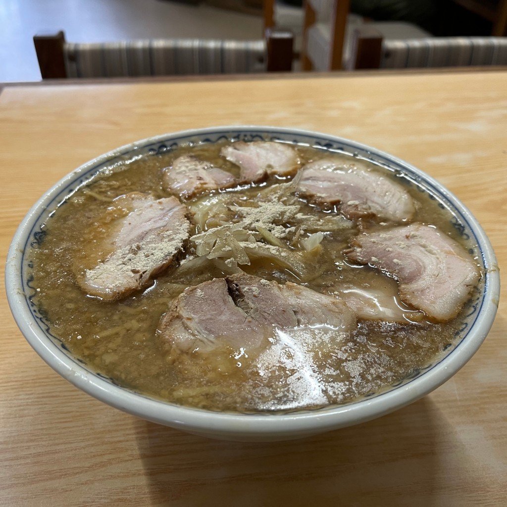 ユーザーが投稿したチャーシュー麺の写真 - 実際訪問したユーザーが直接撮影して投稿した能生ラーメン / つけ麺あさひ楼の写真