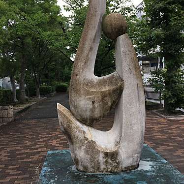 ぶどううり・くすこさんが投稿した道意町公園のお店祇園橋緑地/ギオンバシリョクチの写真