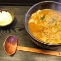 牛ときつねのカレーうどん(チーズトッピング) - 実際訪問したユーザーが直接撮影して投稿した山田うどん麺家さくらの写真のメニュー情報