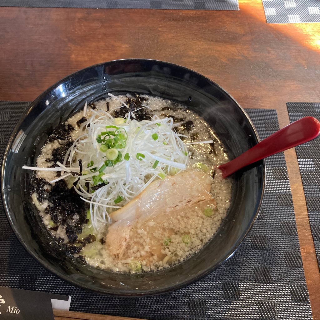 ユーザーが投稿した塩ラーメンの写真 - 実際訪問したユーザーが直接撮影して投稿した安野町ラーメン専門店麺や 澪の写真