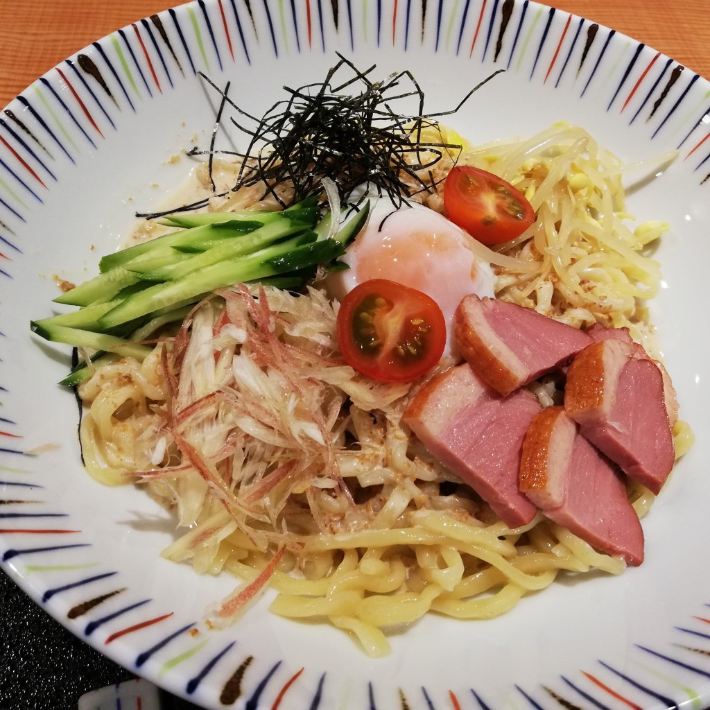 ユーザーが投稿した冷やし胡麻酢だれ麺の写真 - 実際訪問したユーザーが直接撮影して投稿した二の宮和食 / 日本料理わ可ばの写真