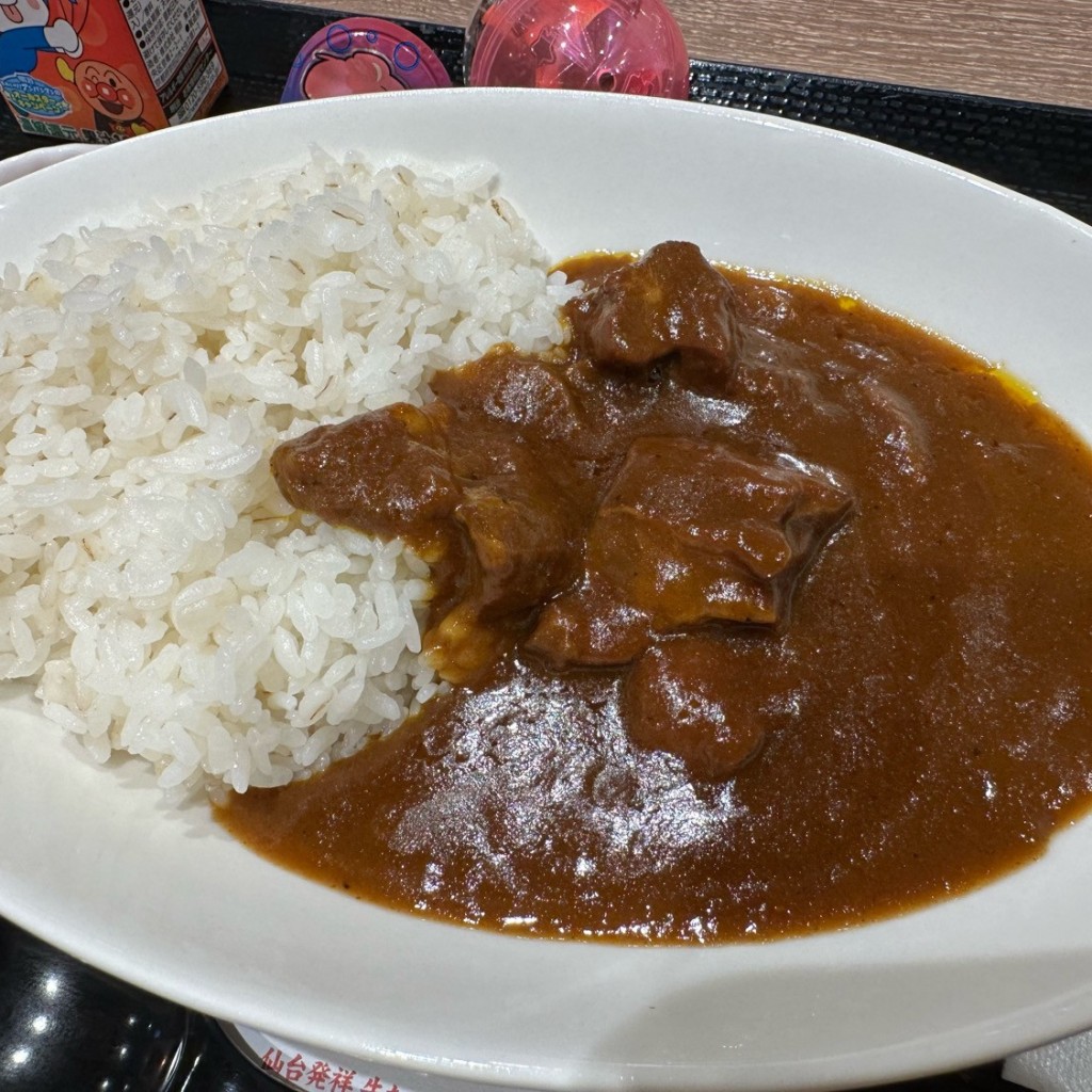 ユーザーが投稿した牛たんカレーライスの写真 - 実際訪問したユーザーが直接撮影して投稿した扇町牛タン仙臺たんや利久 ららぽーと海老名店の写真