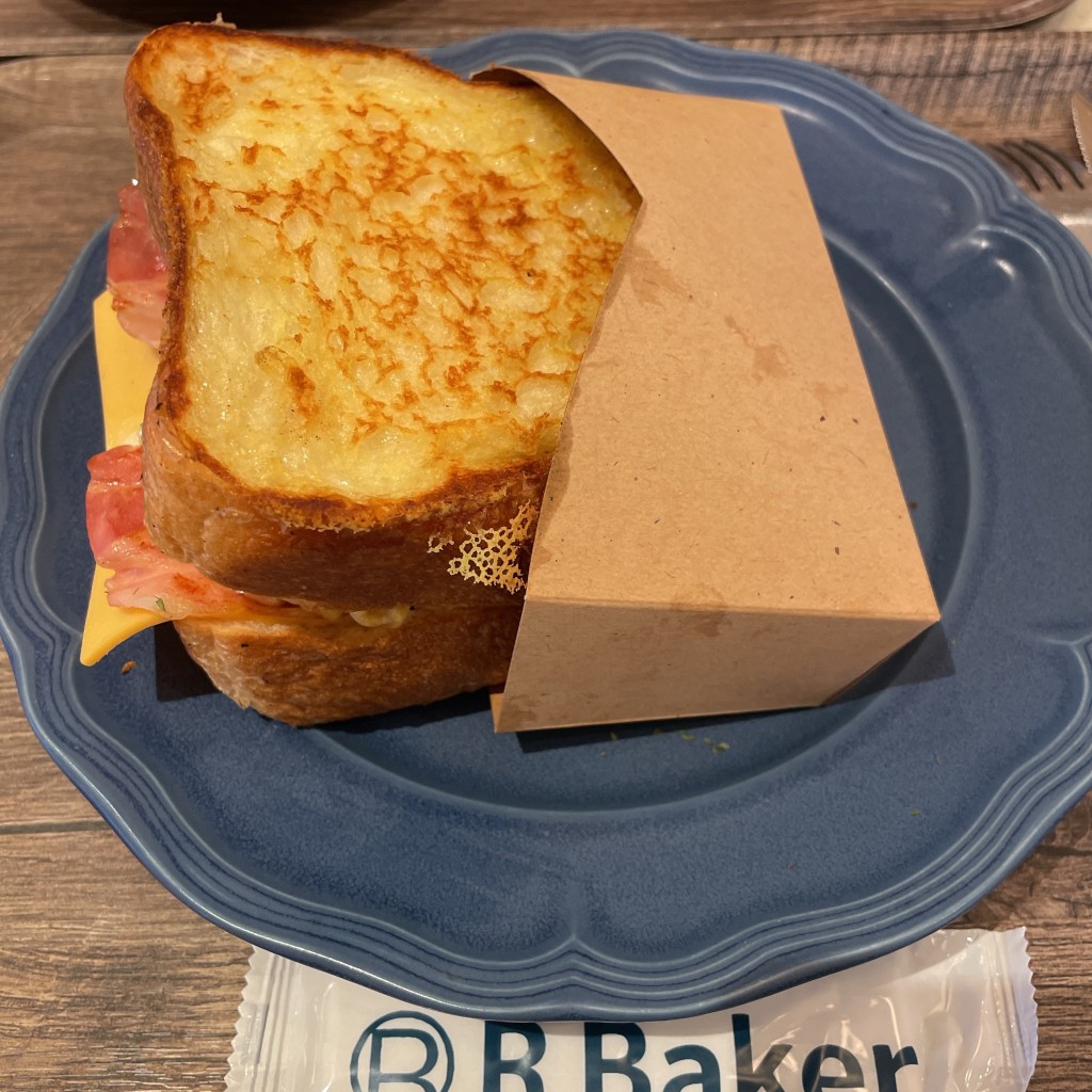 ユーザーが投稿したエッグトーストの写真 - 実際訪問したユーザーが直接撮影して投稿した手倉田ベーカリーrbaker名取店の写真