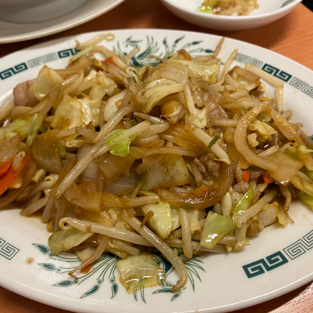 ユーザーが投稿したやさい炒めの写真 - 実際訪問したユーザーが直接撮影して投稿した東町中華料理日高屋 越谷レイクタウン店の写真