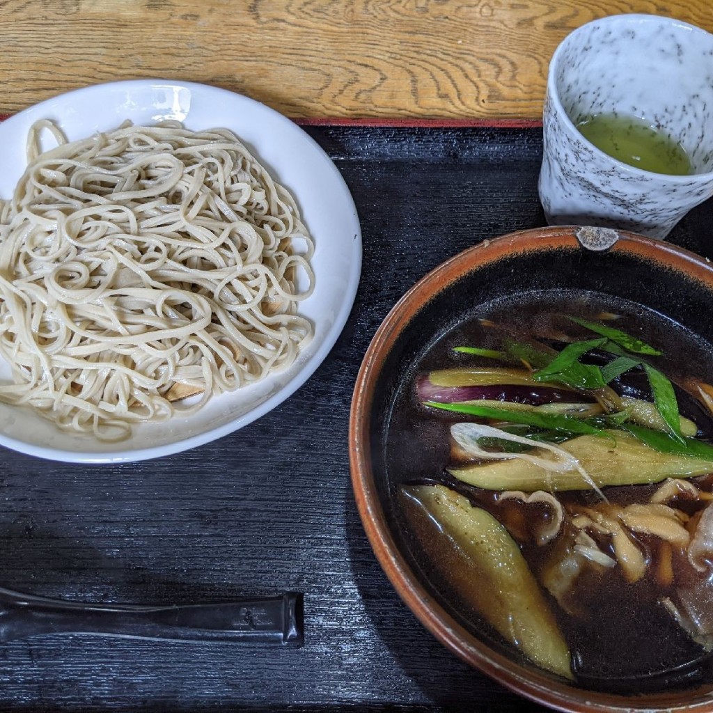 ユーザーが投稿したイベリコ豚となすのつけ麺の写真 - 実際訪問したユーザーが直接撮影して投稿した小張うどん一扇の写真