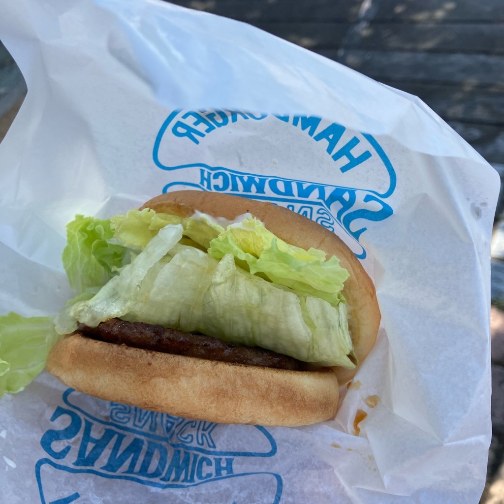 ユーザーが投稿したれたすバーガーの写真 - 実際訪問したユーザーが直接撮影して投稿した小名浜ハンバーガーハンバーガーショップ れたすの写真