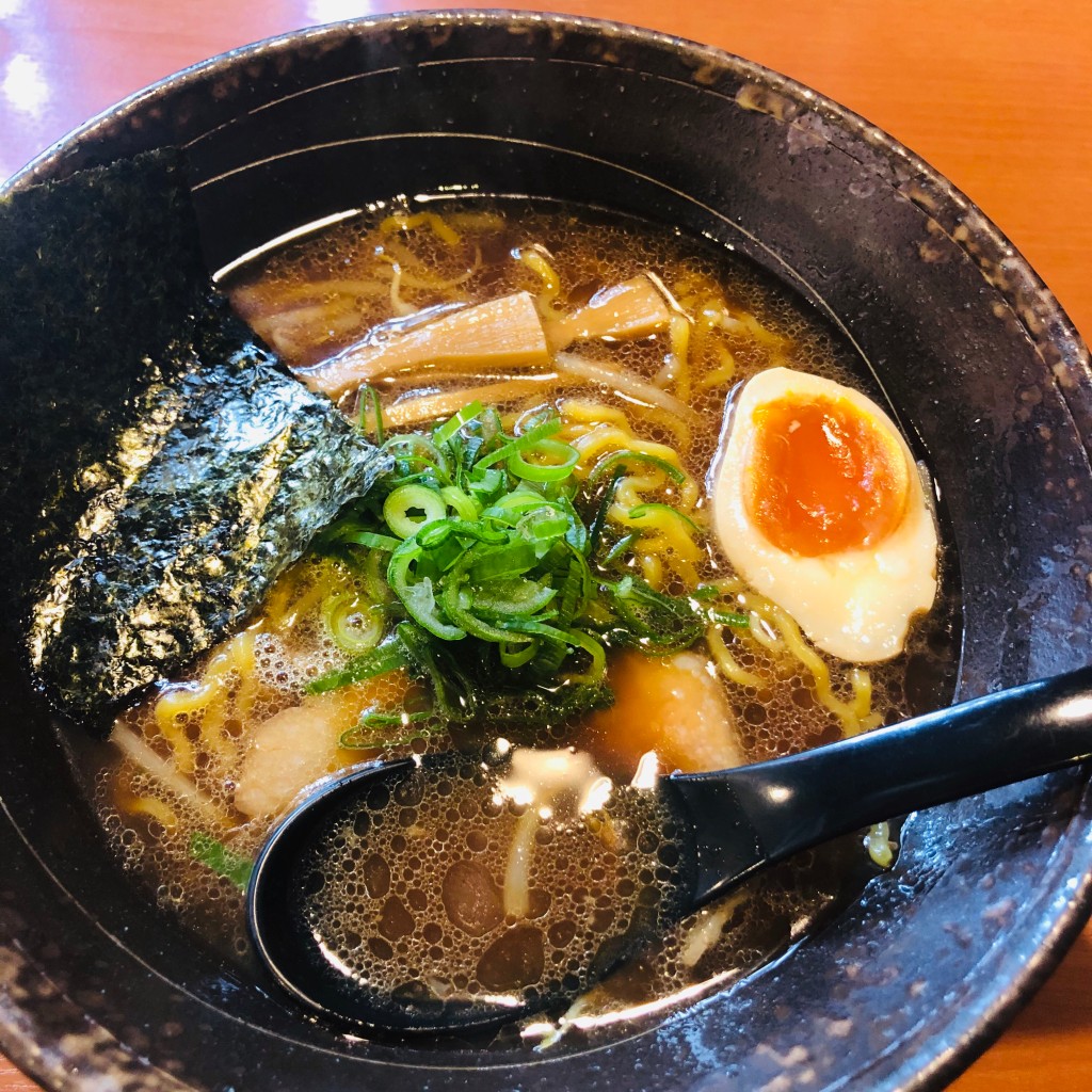 ユーザーが投稿した黒醤油ラーメンの写真 - 実際訪問したユーザーが直接撮影して投稿した北二十一条東ラーメン専門店麺’s 菜ヶ蔵の写真