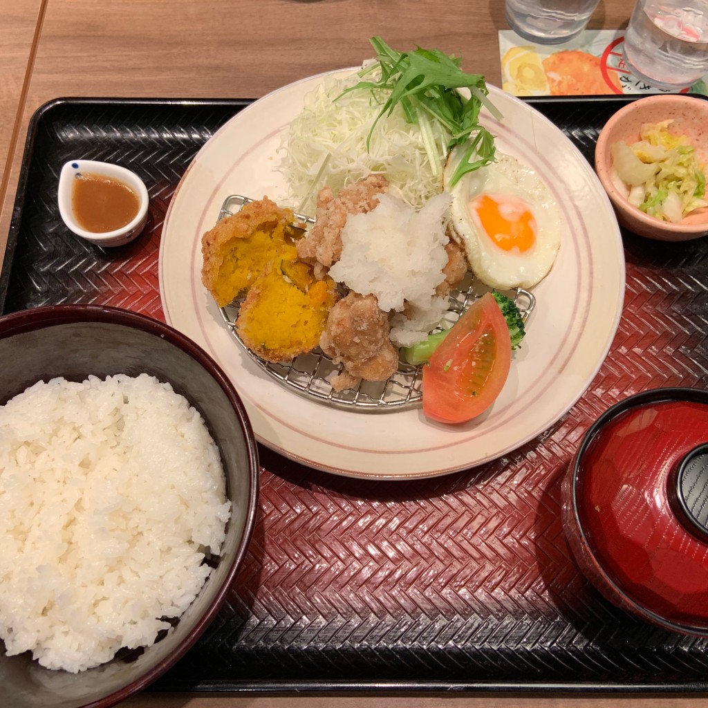 ユーザーが投稿した[定食]大戸屋ランチの写真 - 実際訪問したユーザーが直接撮影して投稿した日吉定食屋大戸屋 東急日吉駅ビル店の写真