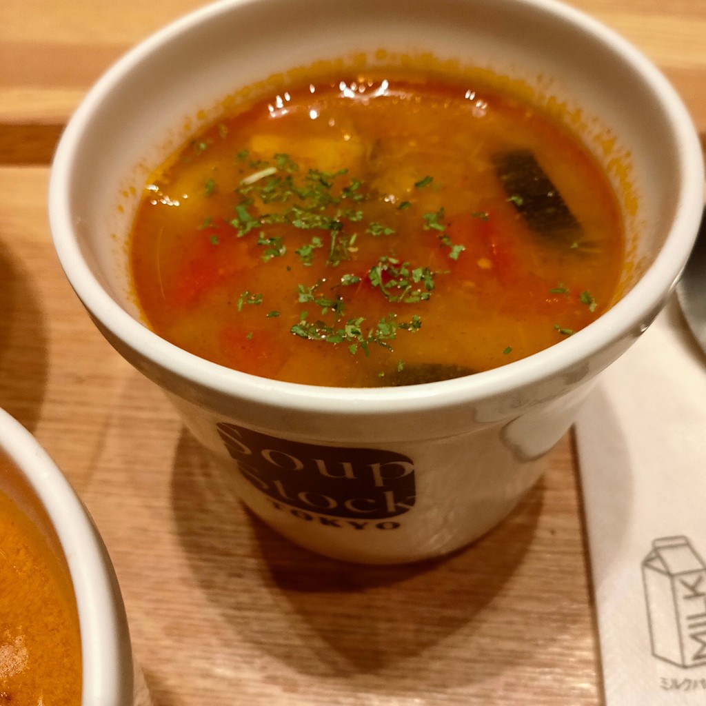 ユーザーが投稿したチリビーンズの写真 - 実際訪問したユーザーが直接撮影して投稿した堀川町洋食スープストックトーキョー ラゾーナ川崎店の写真