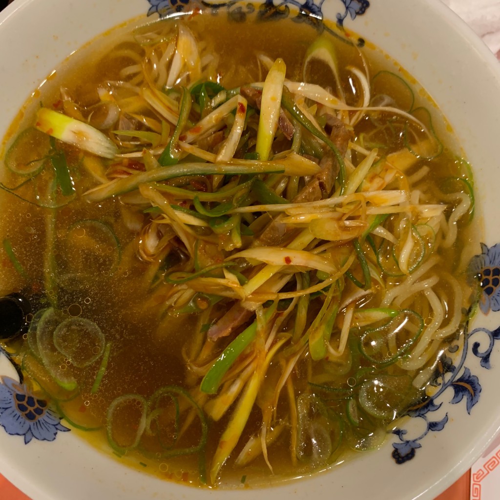 ユーザーが投稿したねぎラーメンの写真 - 実際訪問したユーザーが直接撮影して投稿した下条町中華料理桂林の写真