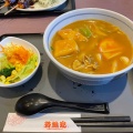 名物カレーうどん - 実際訪問したユーザーが直接撮影して投稿した天池五反田町うどん若鯱家 アピタ稲沢店の写真のメニュー情報