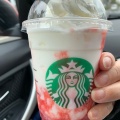 スターバックス ストロベリー フラペチーノ - 実際訪問したユーザーが直接撮影して投稿した百舌鳥陵南町カフェスターバックスコーヒー 堺百舌鳥店の写真のメニュー情報