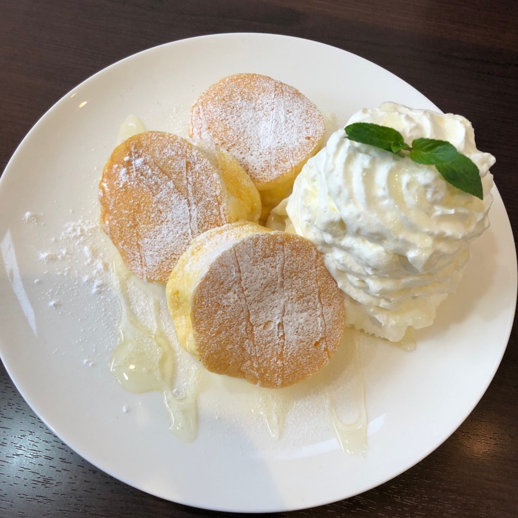 ユーザーが投稿したパンケーキの写真 - 実際訪問したユーザーが直接撮影して投稿した手形山崎町パンケーキSouffle Pancake Roccoの写真