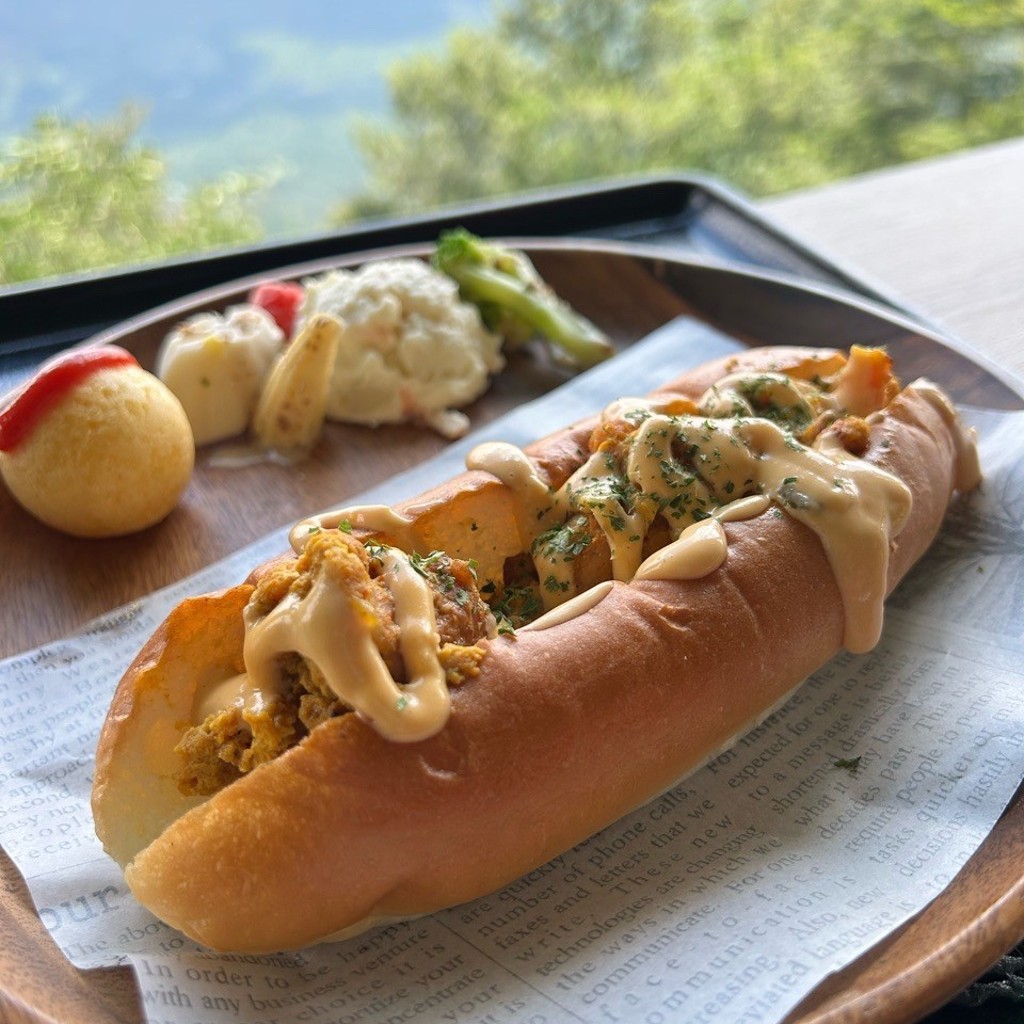 ユーザーが投稿したホットドッグの写真 - 実際訪問したユーザーが直接撮影して投稿した筑波カフェカフェ シエロ ブルーの写真