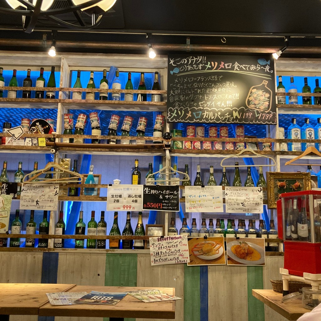 実際訪問したユーザーが直接撮影して投稿した総曲輪居酒屋魚介ビストロ sasaya kitokitoの写真