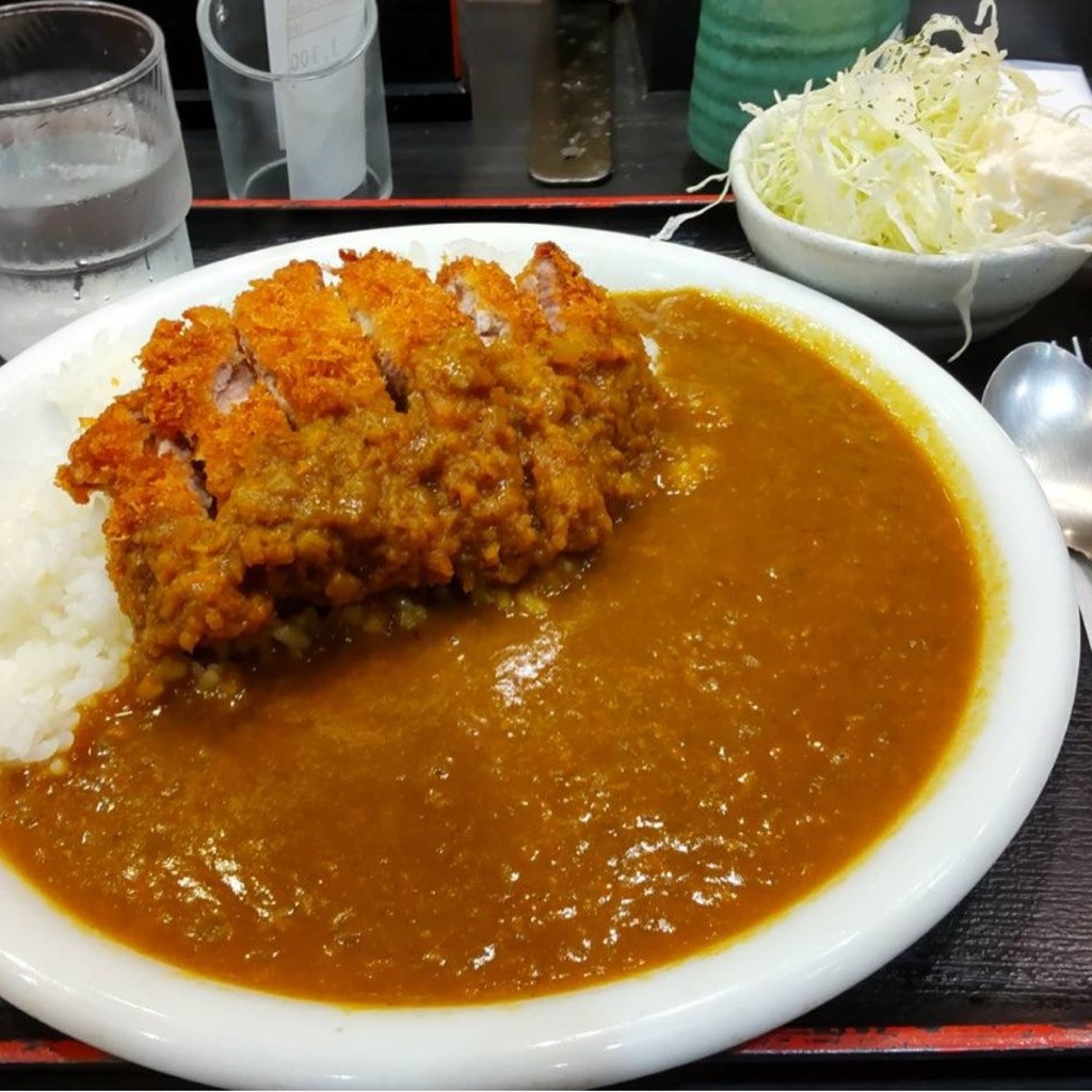 ユーザーが投稿したカツカレーの写真 - 実際訪問したユーザーが直接撮影して投稿した鳴海町定食屋本家 なごみやの写真