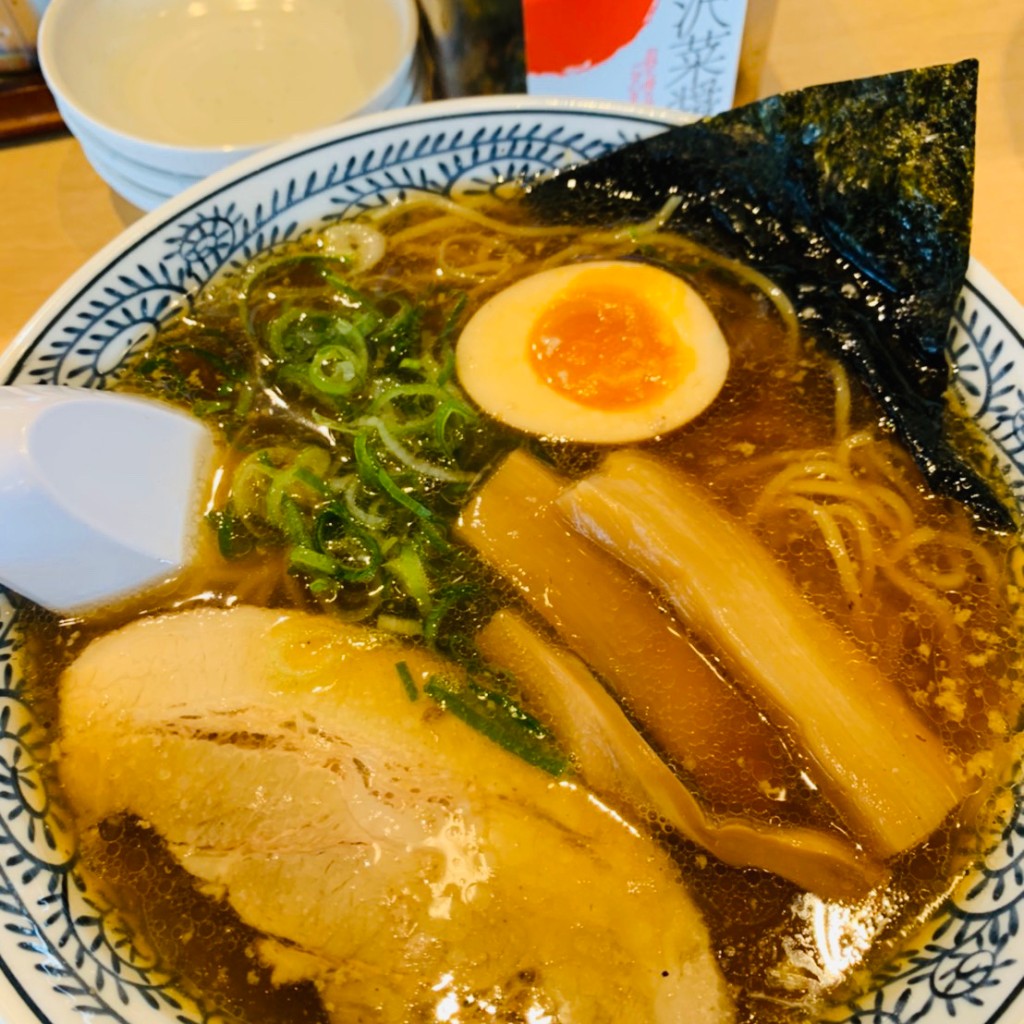 ユーザーが投稿した醤油ラーメンの写真 - 実際訪問したユーザーが直接撮影して投稿した牛久保町ラーメン専門店丸源ラーメン 豊川店の写真