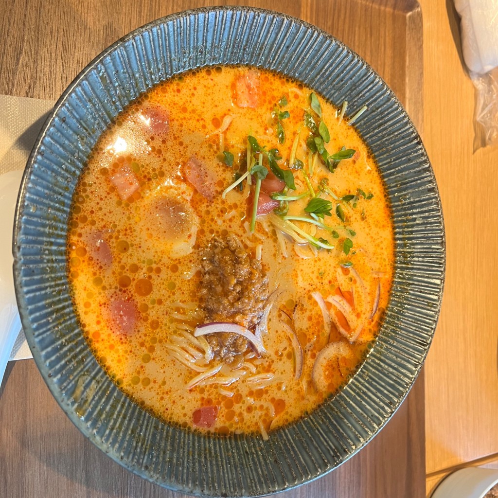 ユーザーが投稿した単品担々麺の写真 - 実際訪問したユーザーが直接撮影して投稿した台湾料理WholeDeli台湾包子&丼/WholeJuiceの写真