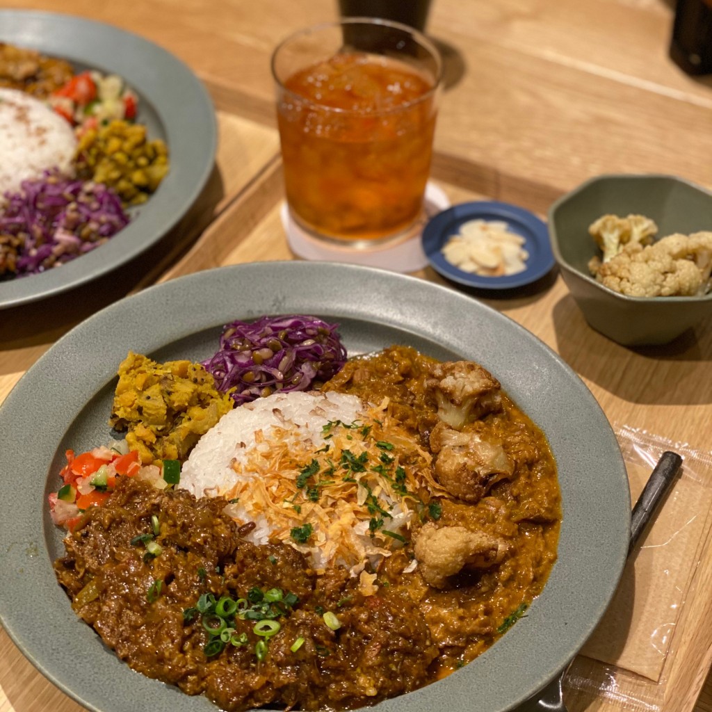 ユーザーが投稿した角川食堂カレーセットの写真 - 実際訪問したユーザーが直接撮影して投稿した東所沢和田カフェ角川食堂の写真