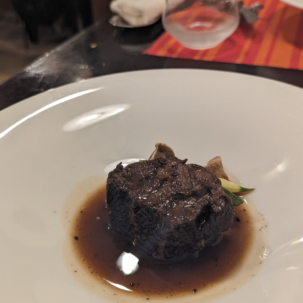 ユーザーが投稿した牛頬肉の赤ワイン煮込みの写真 - 実際訪問したユーザーが直接撮影して投稿した赤塚イタリアンイタリア料理 Oraの写真