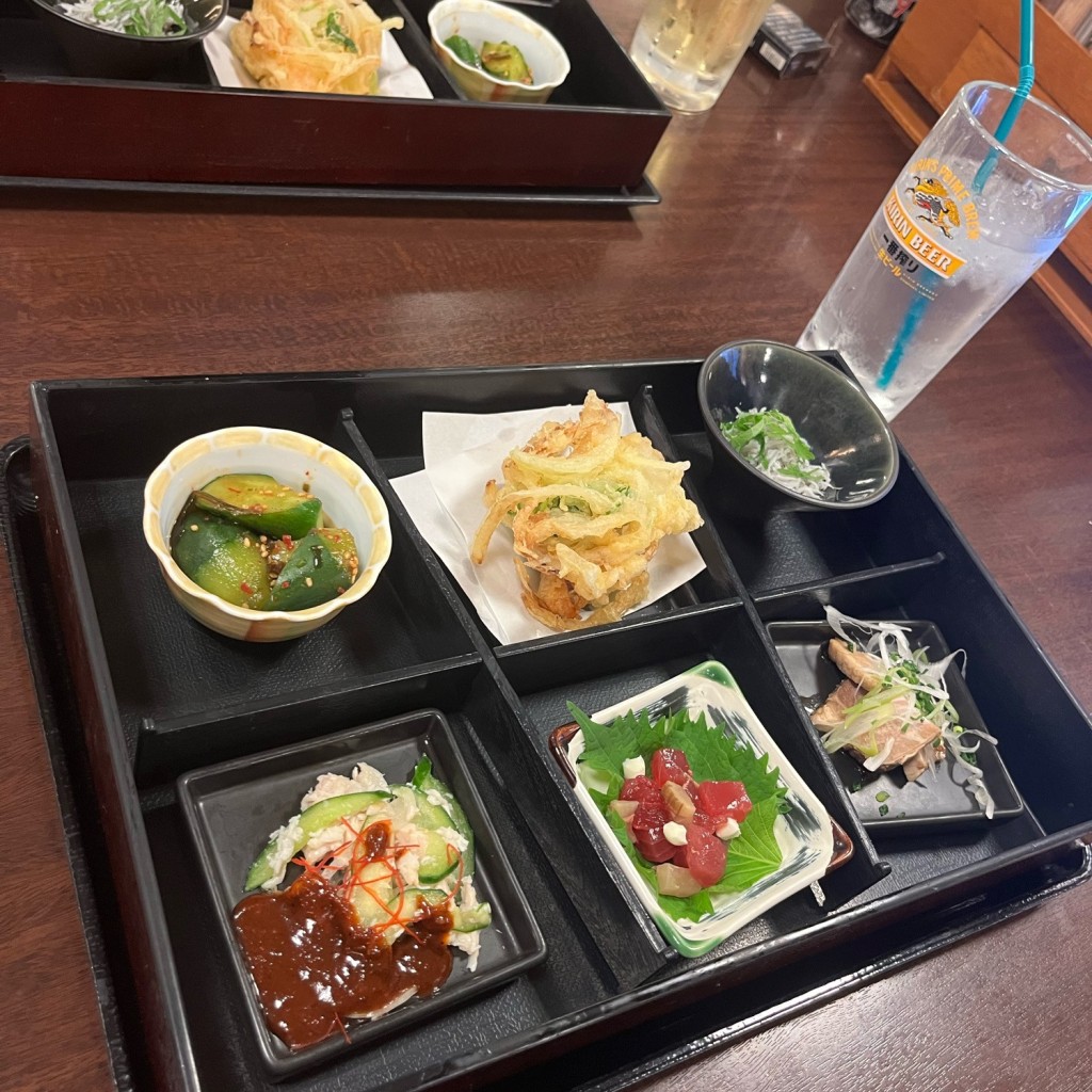 ユーザーが投稿したL  朝までのんべえセットの写真 - 実際訪問したユーザーが直接撮影して投稿した新港和食 / 日本料理万葉庵の写真