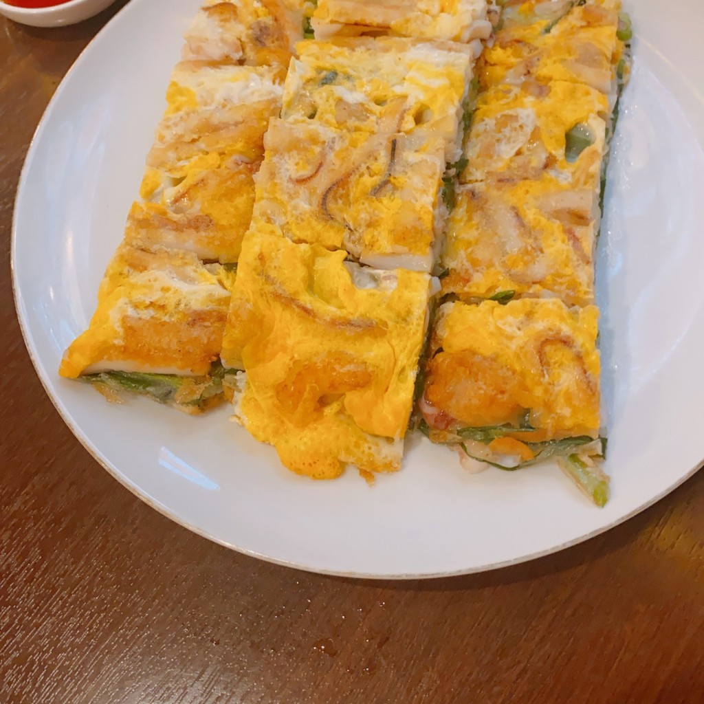 ユーザーが投稿した海鮮チヂミの写真 - 実際訪問したユーザーが直接撮影して投稿した井上町韓国料理ネネチキン 星ヶ丘駅前店の写真