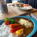 チーズカレー - 実際訪問したユーザーが直接撮影して投稿した北茅原町カフェのぞみカフェ nanairoの写真のメニュー情報