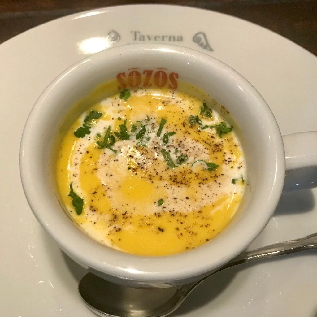 ユーザーが投稿した本日の自家製スープの写真 - 実際訪問したユーザーが直接撮影して投稿した見川町洋食タヴェルナハンバーグの写真