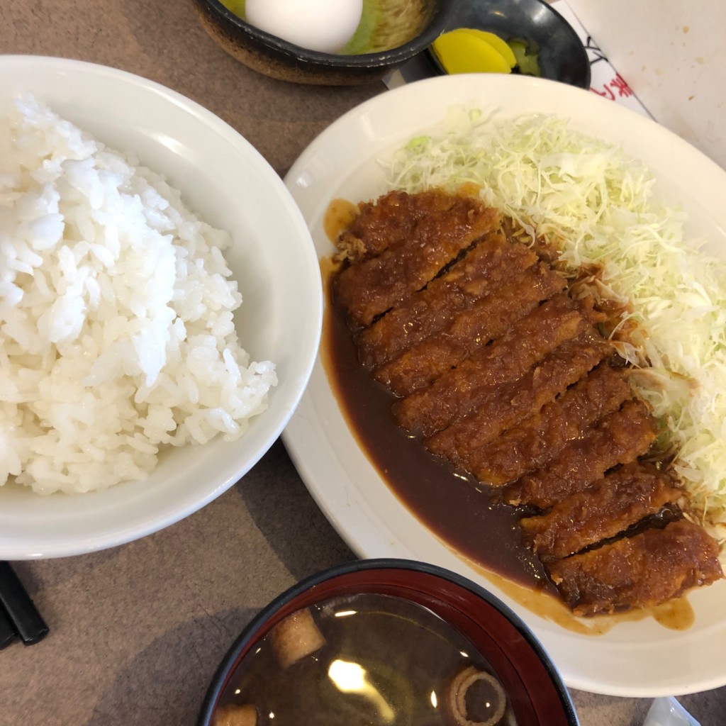 ユーザーが投稿した味噌かつランチの写真 - 実際訪問したユーザーが直接撮影して投稿した氷取とんかつやわらかとんかつ 喜楽屋の写真