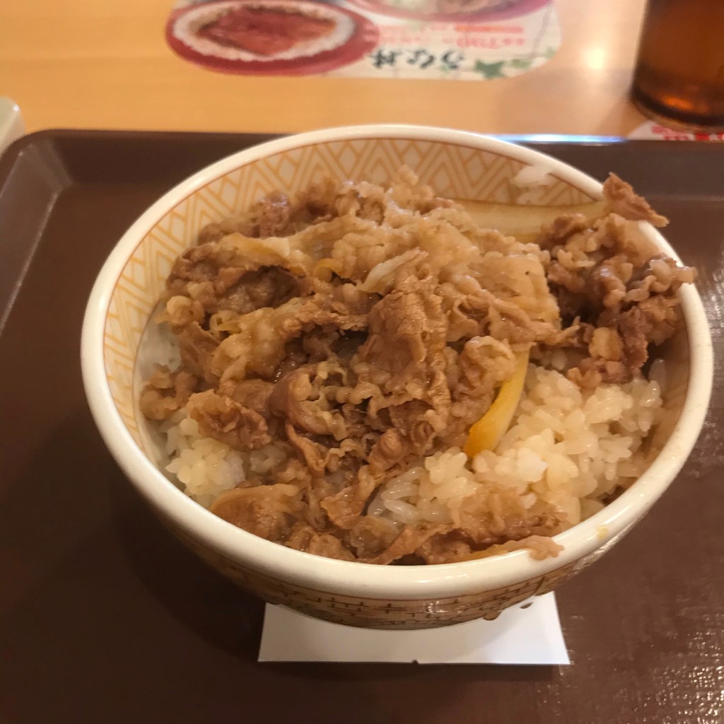 ユーザーが投稿した牛丼の写真 - 実際訪問したユーザーが直接撮影して投稿した北堀江牛丼すき家 四ツ橋駅前店の写真