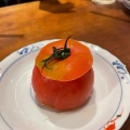 冷やしトマト - 実際訪問したユーザーが直接撮影して投稿した梅田居酒屋徳田酒店 第3ビルB1店の写真のメニュー情報