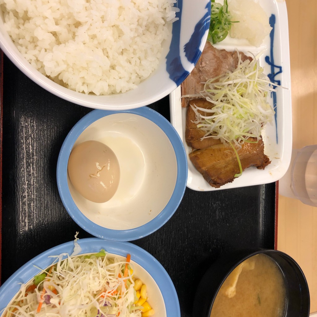 ユーザーが投稿したあいもり定食の写真 - 実際訪問したユーザーが直接撮影して投稿した東大通牛丼松屋 新潟駅前店の写真