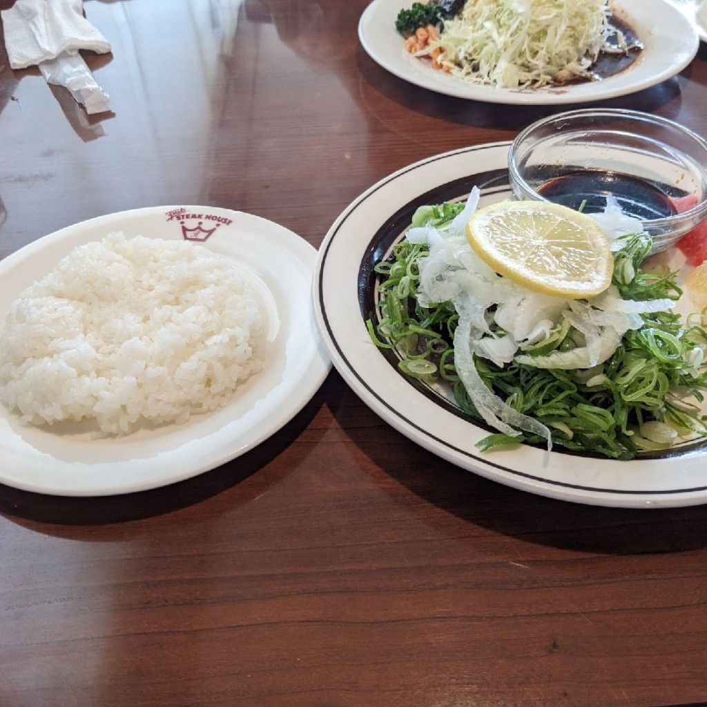 ユーザーが投稿した牛肉のタタキ風の写真 - 実際訪問したユーザーが直接撮影して投稿した神辺町大字新徳田ステーキラジャ 神辺店の写真