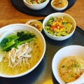 鶏絲湯麺セット - 実際訪問したユーザーが直接撮影して投稿した幸町中華料理サンフジの写真のメニュー情報