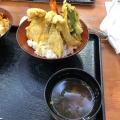 海老天丼 - 実際訪問したユーザーが直接撮影して投稿した竹谷町魚介 / 海鮮料理蒲郡漁港食堂の写真のメニュー情報