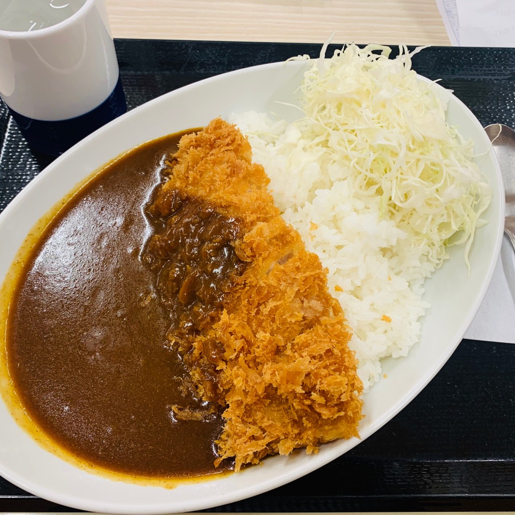 ユーザーが投稿したカツカレー(竹)の写真 - 実際訪問したユーザーが直接撮影して投稿した大手とんかつかつや 静岡藤枝店の写真