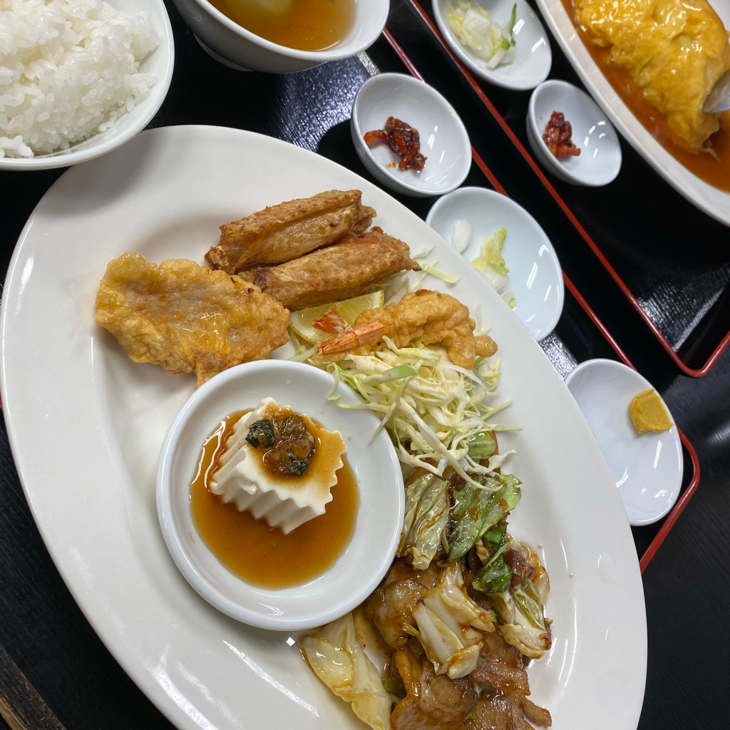 ユーザーが投稿した回鍋肉ランチの写真 - 実際訪問したユーザーが直接撮影して投稿した中華料理鐘園亭 泉涌寺店の写真