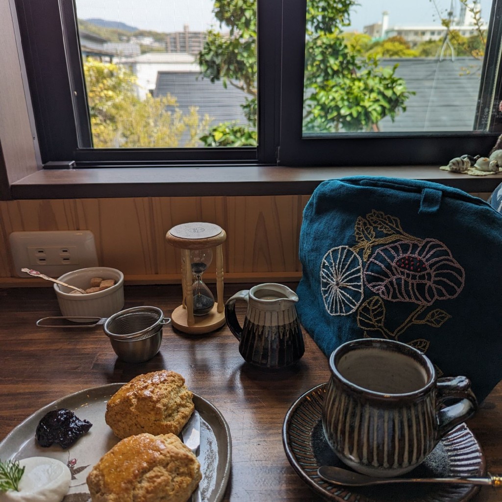 ユーザーが投稿した全粒粉のスコーンの写真 - 実際訪問したユーザーが直接撮影して投稿した五月ケ丘紅茶専門店tea room IRiSの写真