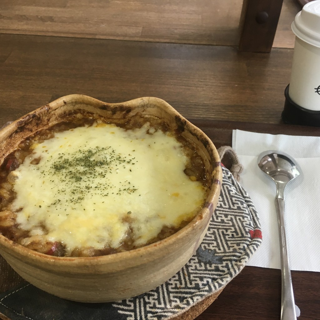 ユーザーが投稿したチーズドリアの写真 - 実際訪問したユーザーが直接撮影して投稿した双葉カフェねこカフェ・もふもふの写真
