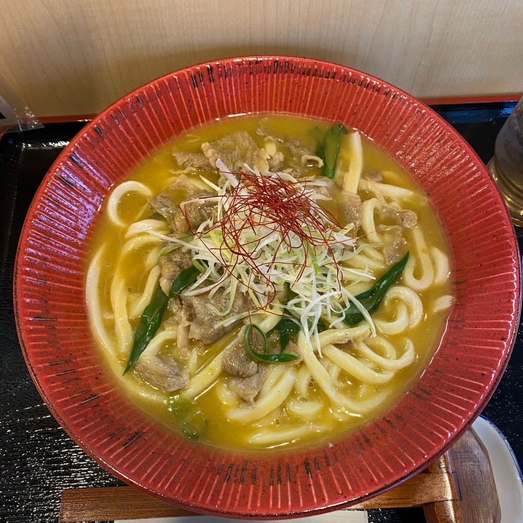 ユーザーが投稿したうめやカレーうどん(和牛入り)の写真 - 実際訪問したユーザーが直接撮影して投稿した諸口うどん麺匠 うめやの写真