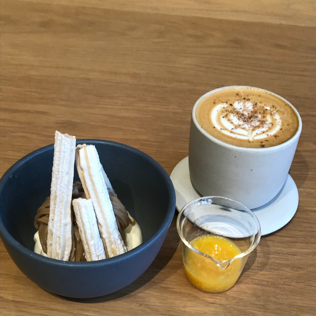 ユーザーが投稿したHoliday Spiced Latteの写真 - 実際訪問したユーザーが直接撮影して投稿した平野カフェブルーボトルコーヒー 清澄白河フラッグシップカフェ店の写真