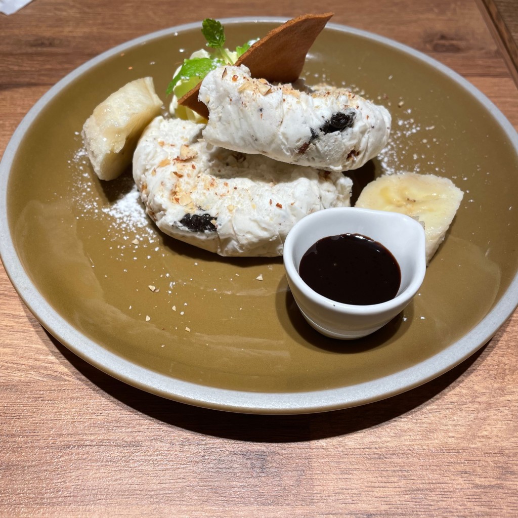 ユーザーが投稿したリコッタアイスチーズケーキの写真 - 実際訪問したユーザーが直接撮影して投稿した上野洋食goodspoonの写真