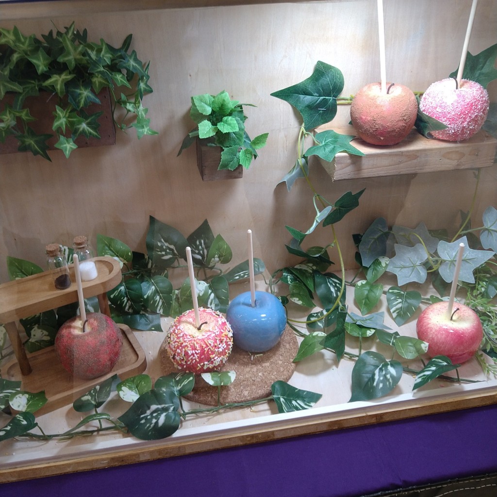 ユーザーが投稿したミルクティーの写真 - 実際訪問したユーザーが直接撮影して投稿した鶴田町スイーツりんご飴専門店Rainbow Appleの写真