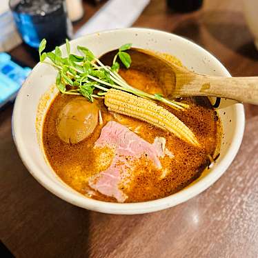 実際訪問したユーザーが直接撮影して投稿した道修町ラーメン / つけ麺牛骨ら〜めん ぶっこ志 北浜店の写真