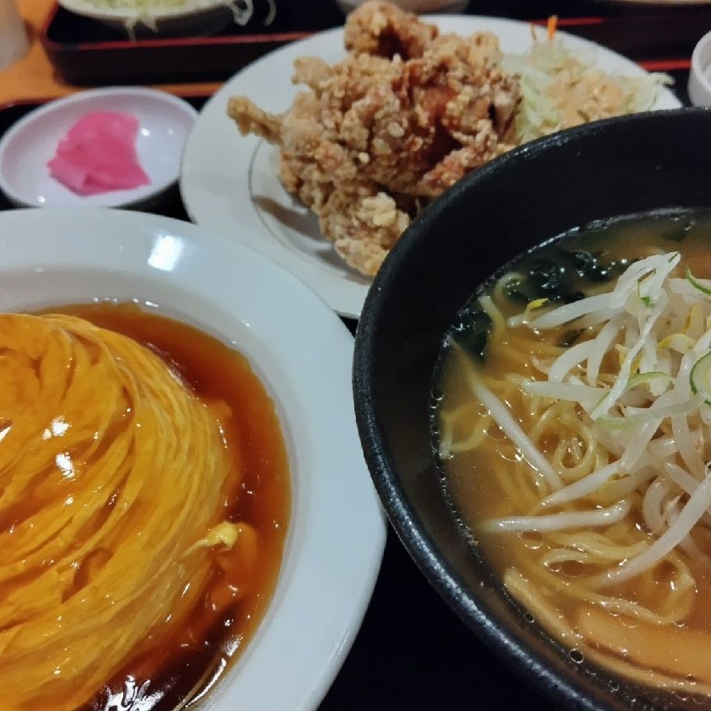 ユーザーが投稿したラーメン定食の写真 - 実際訪問したユーザーが直接撮影して投稿した上野台台湾料理台湾料理紅葉の写真