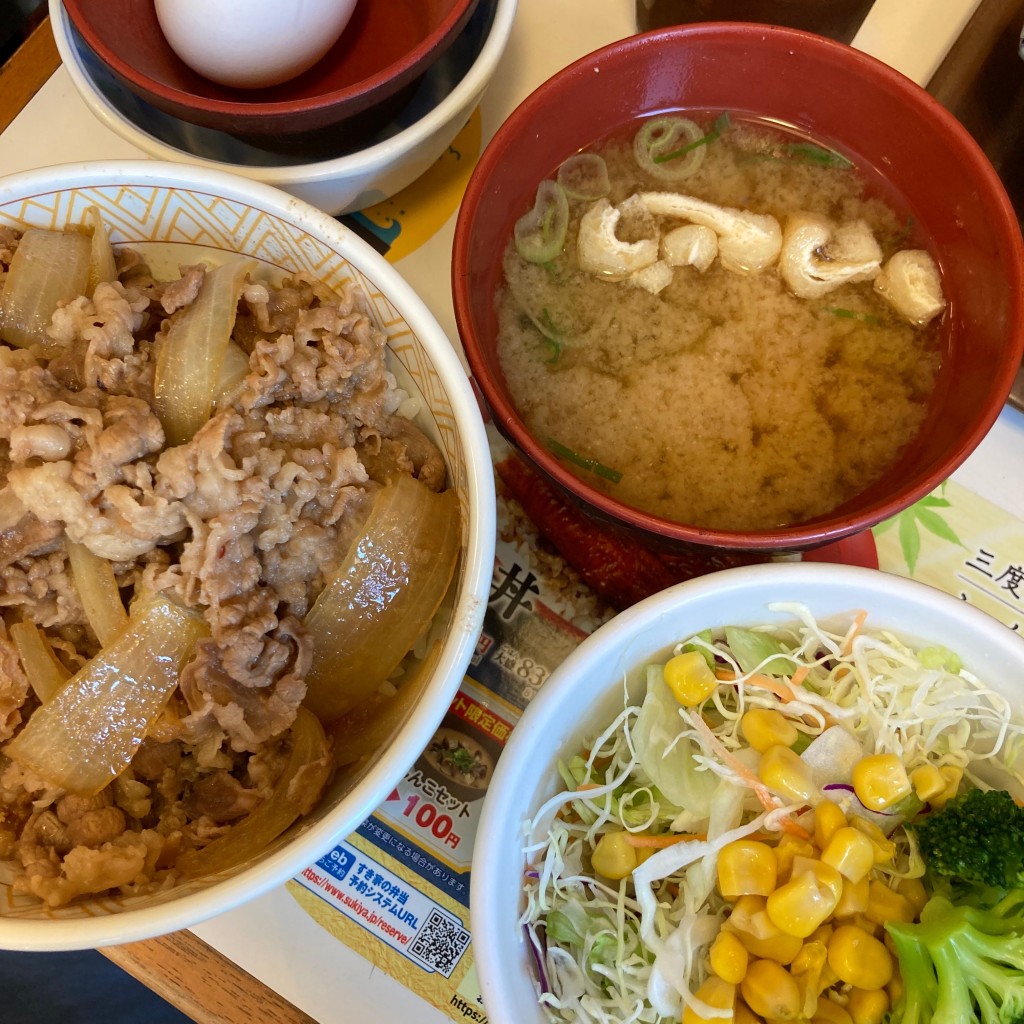 ユーザーが投稿した牛丼ランチの写真 - 実際訪問したユーザーが直接撮影して投稿した岡牛丼すき家 藤井寺駅前店の写真