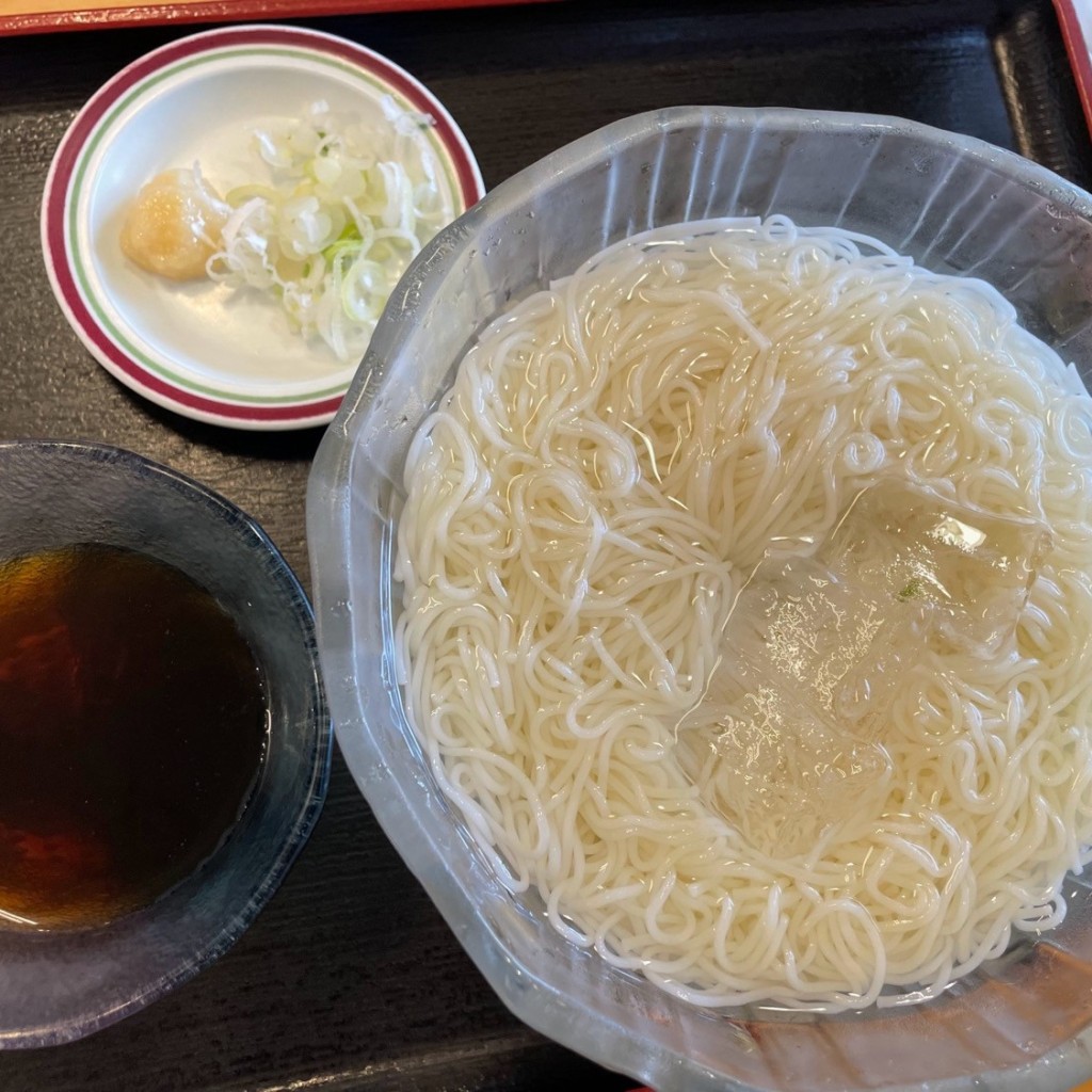 ユーザーが投稿したそうめんの写真 - 実際訪問したユーザーが直接撮影して投稿した田中町定食屋すしべん 金沢東インター店の写真